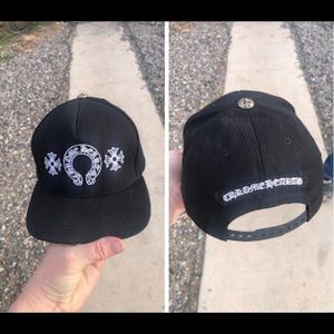 Chrome heart hat for cheap